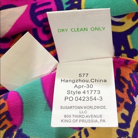 Lilly Pulitzer EUC Elsa Silk Blouse *Rare Print - Picture 12 of 12